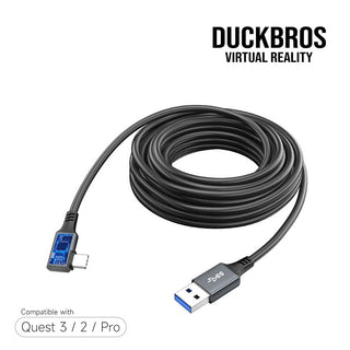 升級款 數據線 Link Type A USB3.2 五米 七米|相容於 Quest 3/3S/2/Pro DUCKBROS Brand