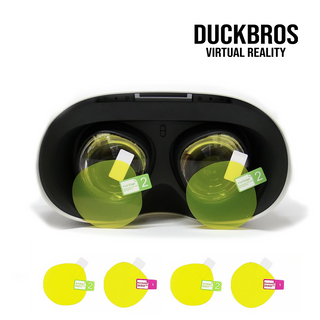 Quest 2|VR眼鏡鏡片保護膜(4入)|防刮耐磨、附贈工具包|Rift S適用 DUCKBROS Brand
