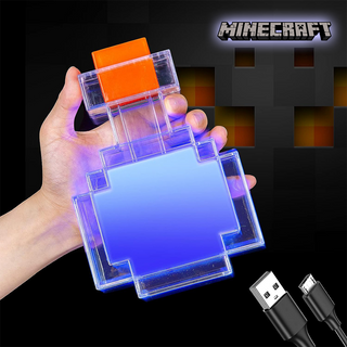 Minecraft 麥塊|藥水瓶燈 八色變換 充電式夜燈| 第三方周邊 Minecraft