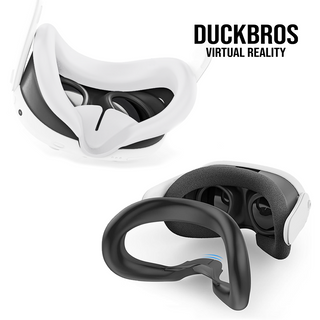 鴨寶牌 矽膠面罩 遮光眼罩|相容於 Quest 3 DUCKBROS Brand
