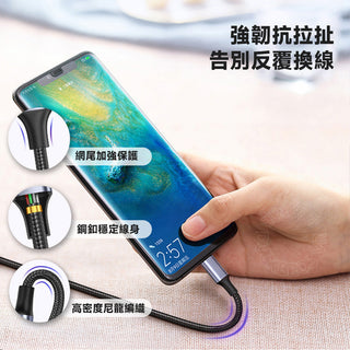 Type-C 5A充電線 數據線|PD100W 支援快充|適用 Quest、Steam Deck OLED、ROG Ally X DUCKBROS Brand