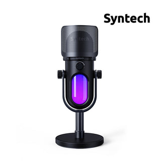 預購|Syntech RGB 電競麥克風|獨特光效 高音質 監聽 直播專用 Syntech
