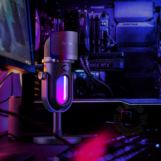 預購|Syntech RGB 電競麥克風|獨特光效 高音質 監聽 直播專用 Syntech