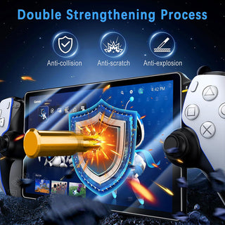 PlayStation Portal|9H鋼化保護膜 磨砂霧面 防眩光 AR增透膜 DUCKBROS Brand