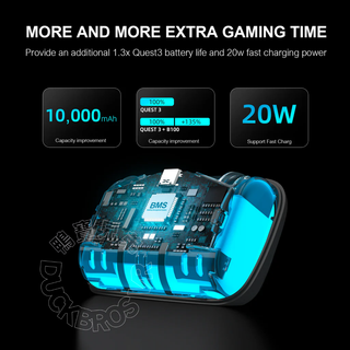 BOBOVR B100U 改裝電池座|M1/M2/M3 頭戴 專用 BOBOVR