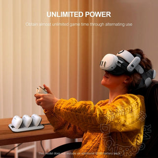 BOBOVR BD3 磁吸充電座 充電盤 充電底座 (不包含電池)|相容於 Quest 3/S3 Pro 等 BOBOVR