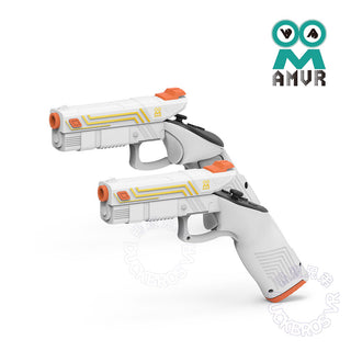 AMVR 手槍造型套件|射擊遊戲槍支架 模擬射擊 槍戰模擬 VR配件|相容於 Quest 3/3S AMVR