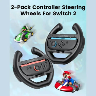 預購 Transnovo 賽車方向盤|相容於 Switch 2 Joy-Con 擴充 賽車 Transnovo