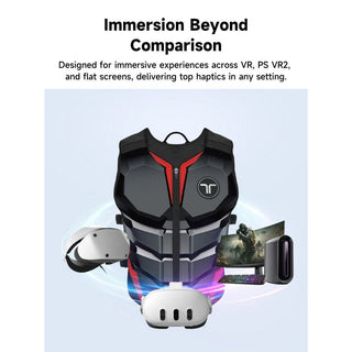 代購 bhaptics TactSuit Air VR體感衣|相容於 Quest 系列 PSVR2/PC bHaptics