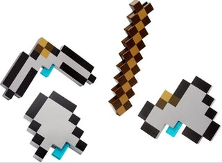 Minecraft 麥塊|三合一武器 十字鎬 斧頭 鏟子|第三方周邊 Minecraft