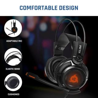 KLIM Puma 電競耳機|7.1 環繞音效 耳罩式 USB孔 KLIM