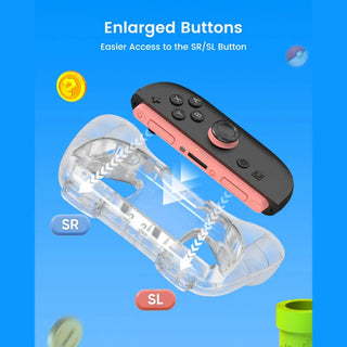 預購 Transnovo Joy-Con 擴充手柄套|霧透明 相容於 Switch 2 擴充 保護 Transnovo