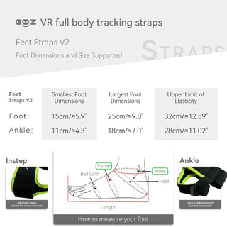 Eoz 全身追蹤 定位器專用綁帶|適用 HTC VIVE Ultimate 自定位追蹤器 Tundra Tracker / EOZ