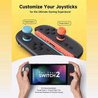 JSAUX 多模式搖桿帽 | 相容於 NS Switch 2 Joy-Con JSAUX
