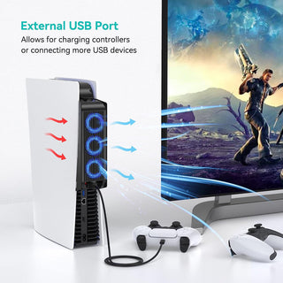 KIWI|PS5 散熱風扇支架|三顆風扇  二段風速 降噪設計 (不適用Slim) KIWI Home