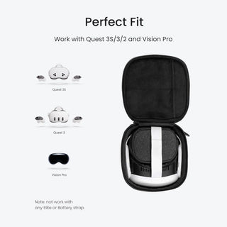 KIWI design P4 便攜式手提箱|相容於 Quest 3/3S/2/Vision Pro KIWI design