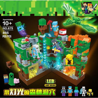 Minecraft 麥塊|發光積木 熔岩洞穴  岩石礦洞| 第三方周邊 Minecraft