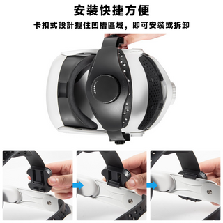 STARTRC 減壓頭戴|相容於 Quest 3S/3/2/PRO DUCKBROS VR