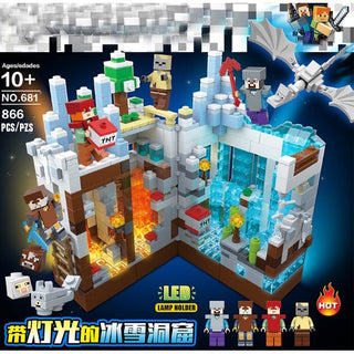 Minecraft 麥塊|發光積木 熔岩洞穴  岩石礦洞| 第三方周邊 Minecraft