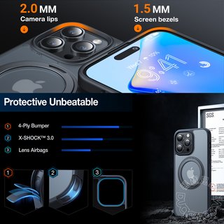 TORRAS UPRO Ostand Pro 旋轉環殼 手機殼 適用 iPhone 15 Pro/Pro Max TORRAS