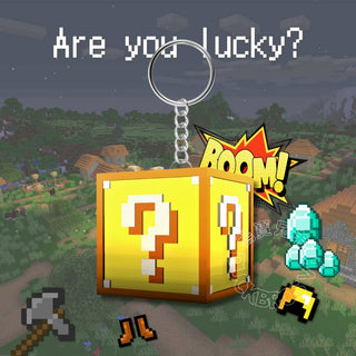Minecraft 麥塊|發光方塊鑰匙圈|第三方周邊 Minecraft