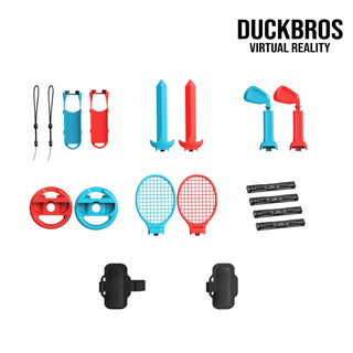 預購 十合一運動套裝|相容於 NS Switch 2/1 DUCKBROS Brand