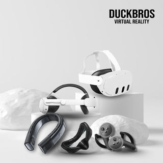 夏季限定 熱血降溫健身組 |相容於 Quest 3 512GB 大禮包 KIWI K4電池頭戴+手柄套+面罩+Coolify 2S DUCKBROS VR