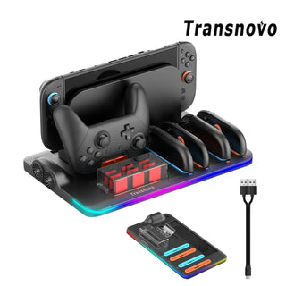 預購 Transnovo 多功能充電收納底座|相容於 Switch 2 充電座 Transnovo