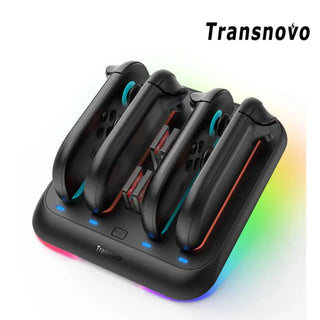 預購 Transnovo Joy-Con 充電底座|相容於 Switch 2 手柄 充電 Transnovo