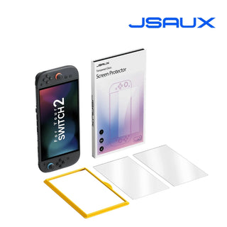 JSAUX 螢幕保護貼 | 相容於 NS Switch 2 霧面防眩光/HD高清 JSAUX