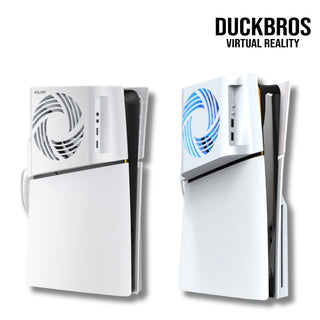 PS5 RGB 散熱風扇|相容於 PS5 Slim / Pro 光碟版/數位版 DUCKBROS Brand