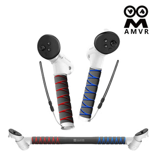 AMVR|三合一手柄延伸握把|相容於 Quest 3/3S 光劍棍 AMVR