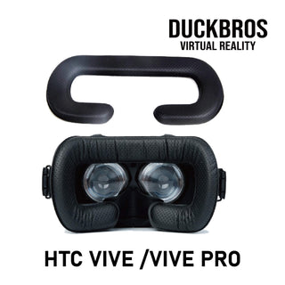 HTC VIVE|專用遮光面罩|眼罩 頭後墊 PU皮革海綿墊|Vive Pro 2 適用 DUCKBROS Brand