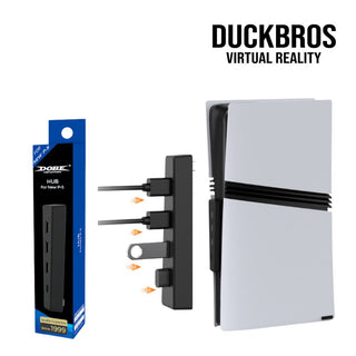 四合一 集線器 | 相容於 PS5 Pro/Slim 轉換器 DUCKBROS Brand