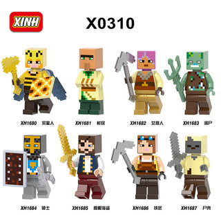 Minecraft 麥塊|16款套組 人偶模型| 第三方周邊 Minecraft