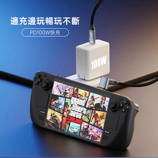 音頻數據線 雙Type-C|相容於 Steam Deck/ROG Ally X DUCKBROS VR