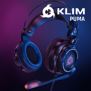 KLIM Puma 電競耳機｜7.1 環繞音效 耳罩式 USB孔