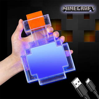 Minecraft Become a God of Creation｜Potion Bottle Lamp Eight Color Changing Rechargeable Night Light