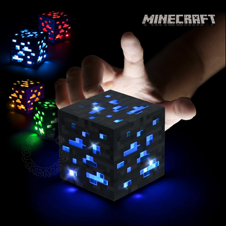 Minecraft クリエイターになろう｜ダイヤモンド マイニング ランプ 充電式常夜灯｜4色