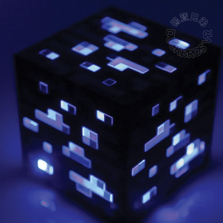 Minecraft 當個創世神｜鑽石礦燈 充電式小夜燈｜四色