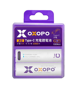 台灣認證｜OXOPO USB Type-C 充電 鋰電池｜相容於 Quest 3/3S/2/HP G2