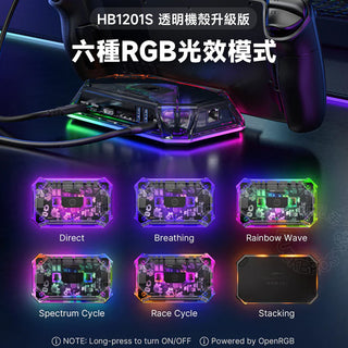 JSAUX Jishuo｜12-in-1 ベース RGB 拡張ベース｜Steam Deck/OLED、ROG Ally