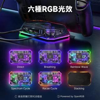 JSAUX 幾碩 12合一 RGB擴充底座丨相容於 Steam Deck/OLED/ROG Ally X JSAUX