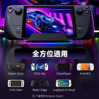 JSAUX 幾碩 12合一 RGB擴充底座丨相容於 Steam Deck/OLED/ROG Ally X JSAUX