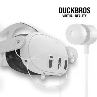 DUCKBROS｜Meta Quest 3 in-ear stereo headphones｜Free headphone plugs