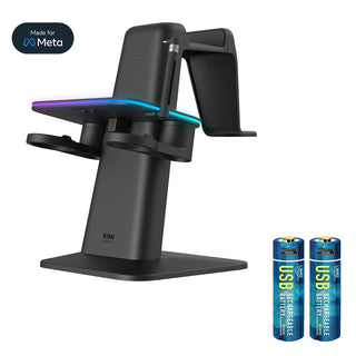 New product｜KIWI design｜RGB magnetic charging stand display stand｜Meta Quest 3/2/Pro suitable