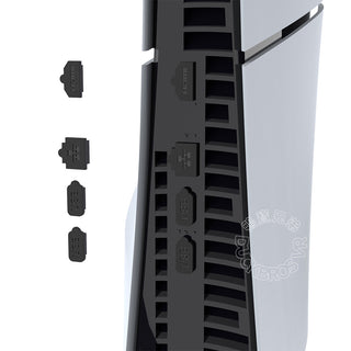 PS5 Slim Dustproof Set｜PVC Dustproof Net + Dustproof Plug｜Disc Version/Digital Version Universal