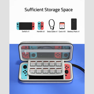 Pre-order｜Syntech Nintendo Switch / OLED on-the-go storage bag｜Water-repellent, scratch-resistant and wear-resistant, large-capacity card slot