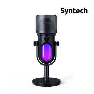 予約｜Syntech RGB ゲーミングマイク｜独自の光効果、高音質、モニタリング、ライブストリーミングが可能