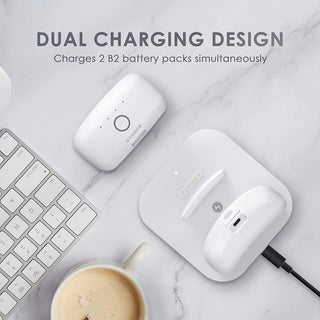 BOBOVR B2 Dock｜Dual battery magnetic charging stand｜Comes with one battery